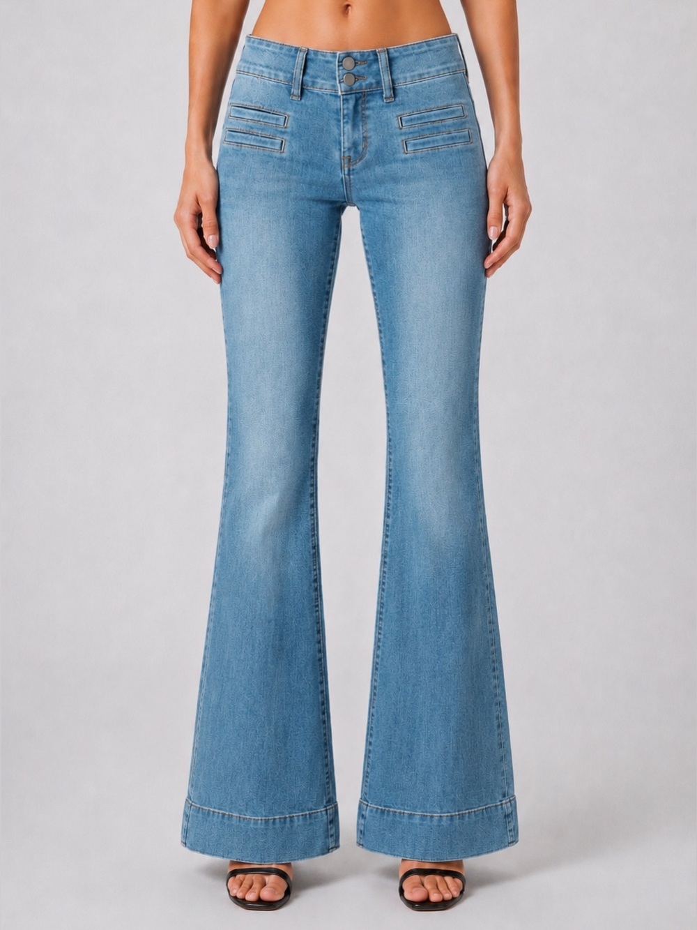 Mavi Bailey Low/Mid Rise Trouser Flare Jeans 31x32 NWT Blue